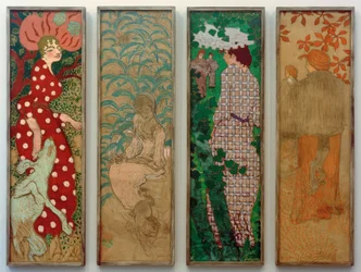 Mujeres en el jardín